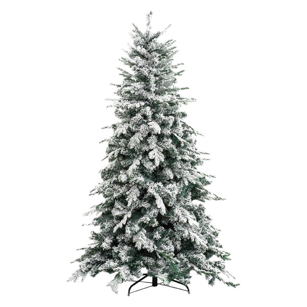 ALBERO DI NATALE INNEVATO 'ALASKA' h.180 cm - base 124 cm / 1366 rami-Articoli ed accessori per il Natale-Ecanshop