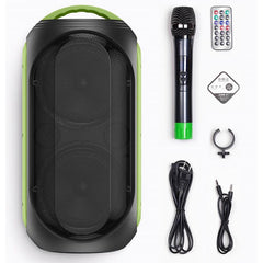 ALTOPARLANTE WIRELESS CON MICROFONO 'DS33' potenza uscita 30 W-MATERIALE ELETTRICO-Ecanshop