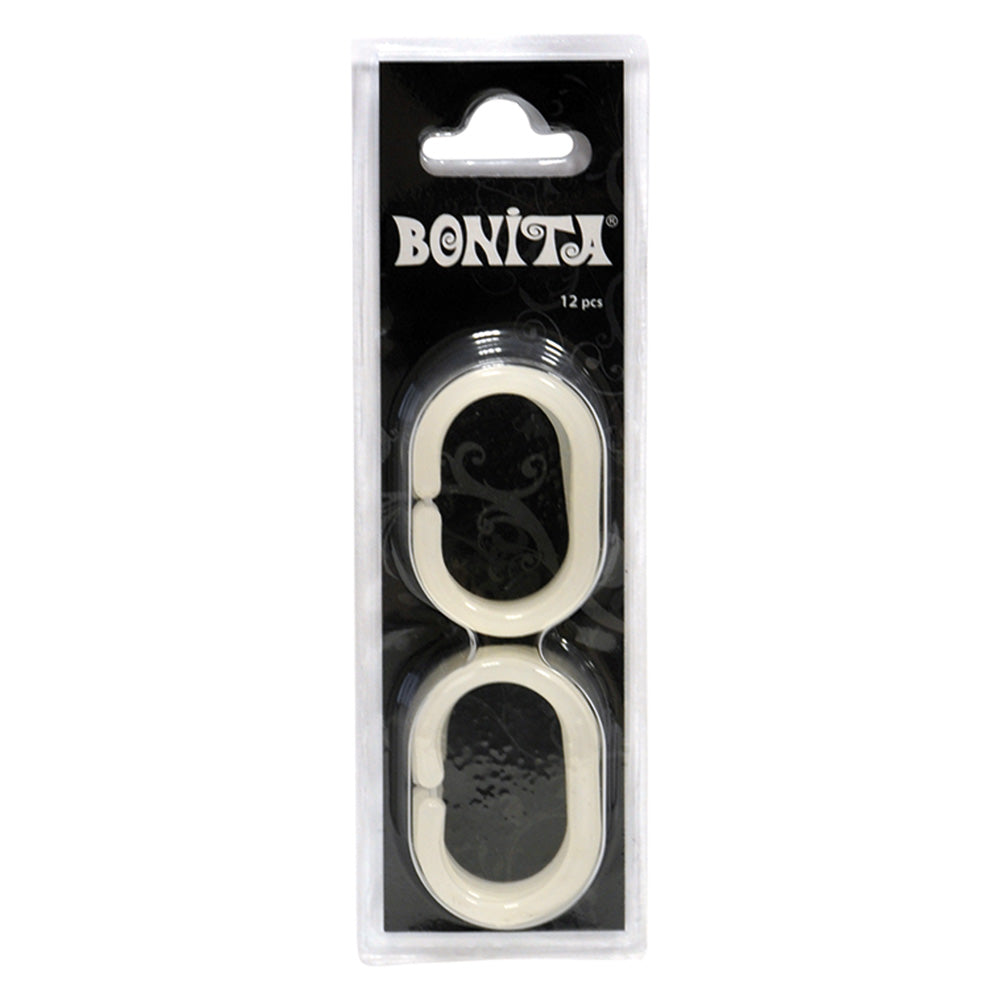 ANELLI PER TENDA DOCCIA cf. 12 pz-Bagno e accessori-Ecanshop