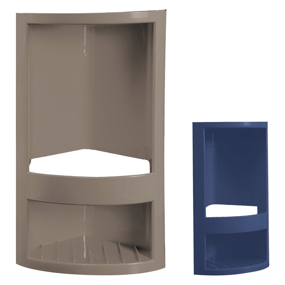 ANGOLARE PER DOCCIA cm 14 x 14 x h.32,5 - bianco-Bagno e accessori-Ecanshop