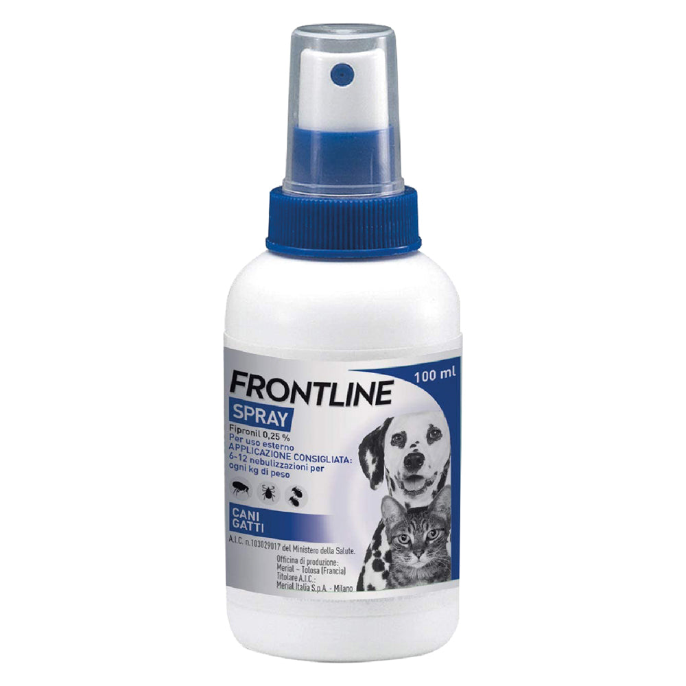 ANTIPARASSITARIO 'FRONTLINE SPRAY' ml 100-Trattamenti antiparassitari per animali-Ecanshop