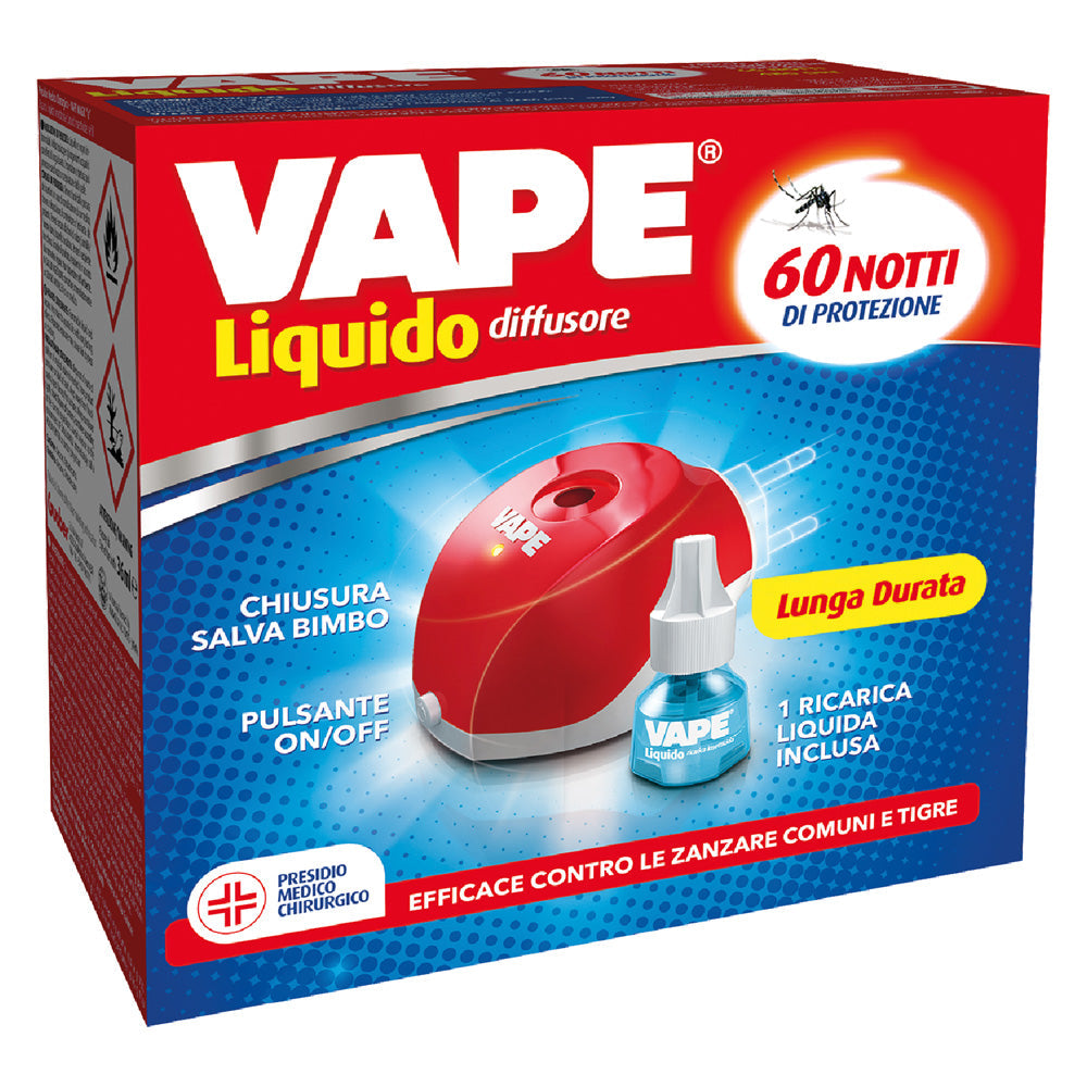 ANTIZANZARE ELETTRICO AD EMANAZIONE 'LIQUIDA' con 1 ricarica liquida 60 notti-Prodotti repellenti per animali molesti-Ecanshop