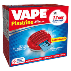 ANTIZANZARE ELETTRICO AD EMANAZIONE 'PIASTRINE' con 10 piastrine da 12 ore ciascuna-Prodotti repellenti per animali molesti-Ecanshop