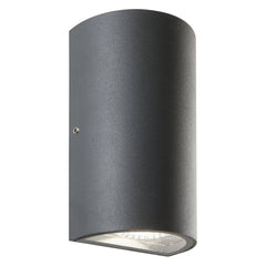 APPLIQUE DOPPIO LED 'TRUMP' 12 W 700 lumen - grigio-Arredo giardino e terrazzi-Ecanshop