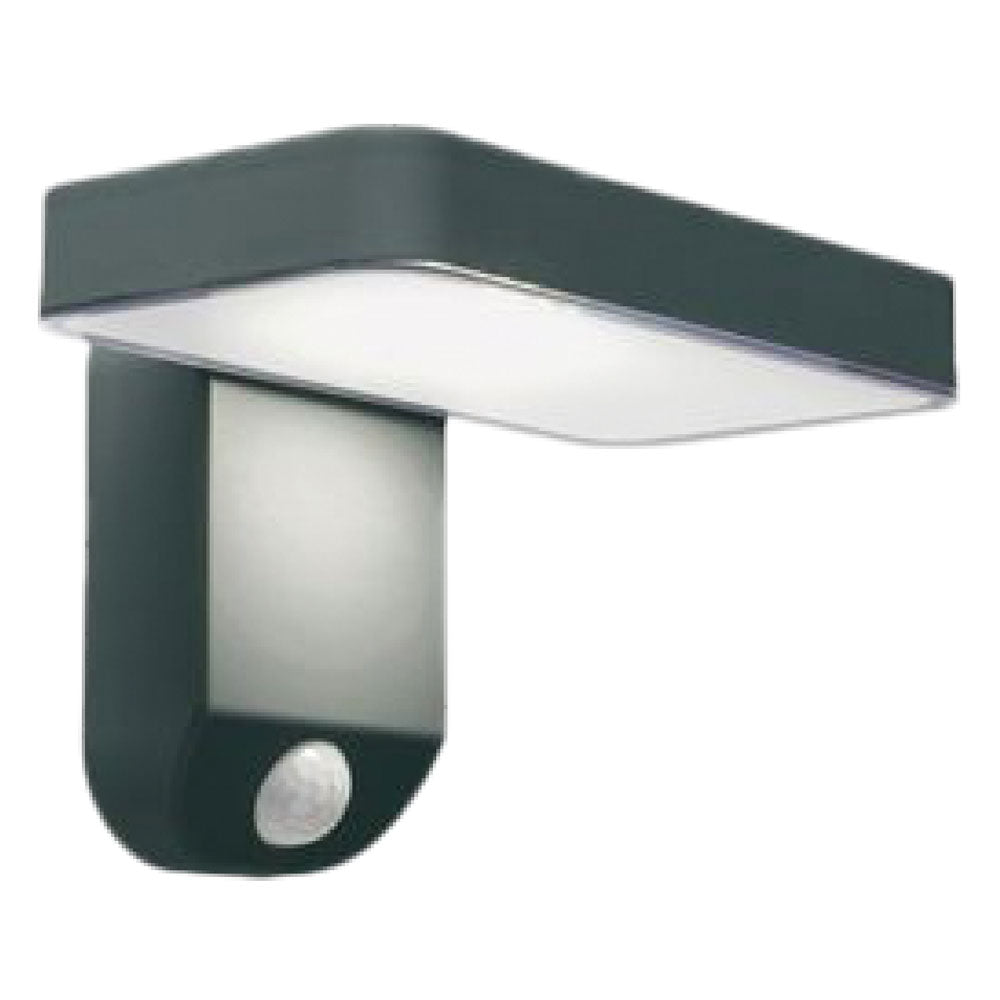 APPLIQUE SOLARE LED 'SOLARE' 4,5 W - cm 18 x 13 x 12 grafite-Arredo giardino e terrazzi-Ecanshop