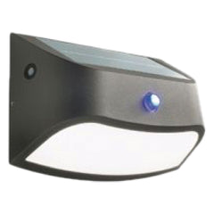 APPLIQUE SOLARE LED 'SUNNY' 1,7 W - cm 24,7 x 8,9 x 15 grafite-Arredo giardino e terrazzi-Ecanshop