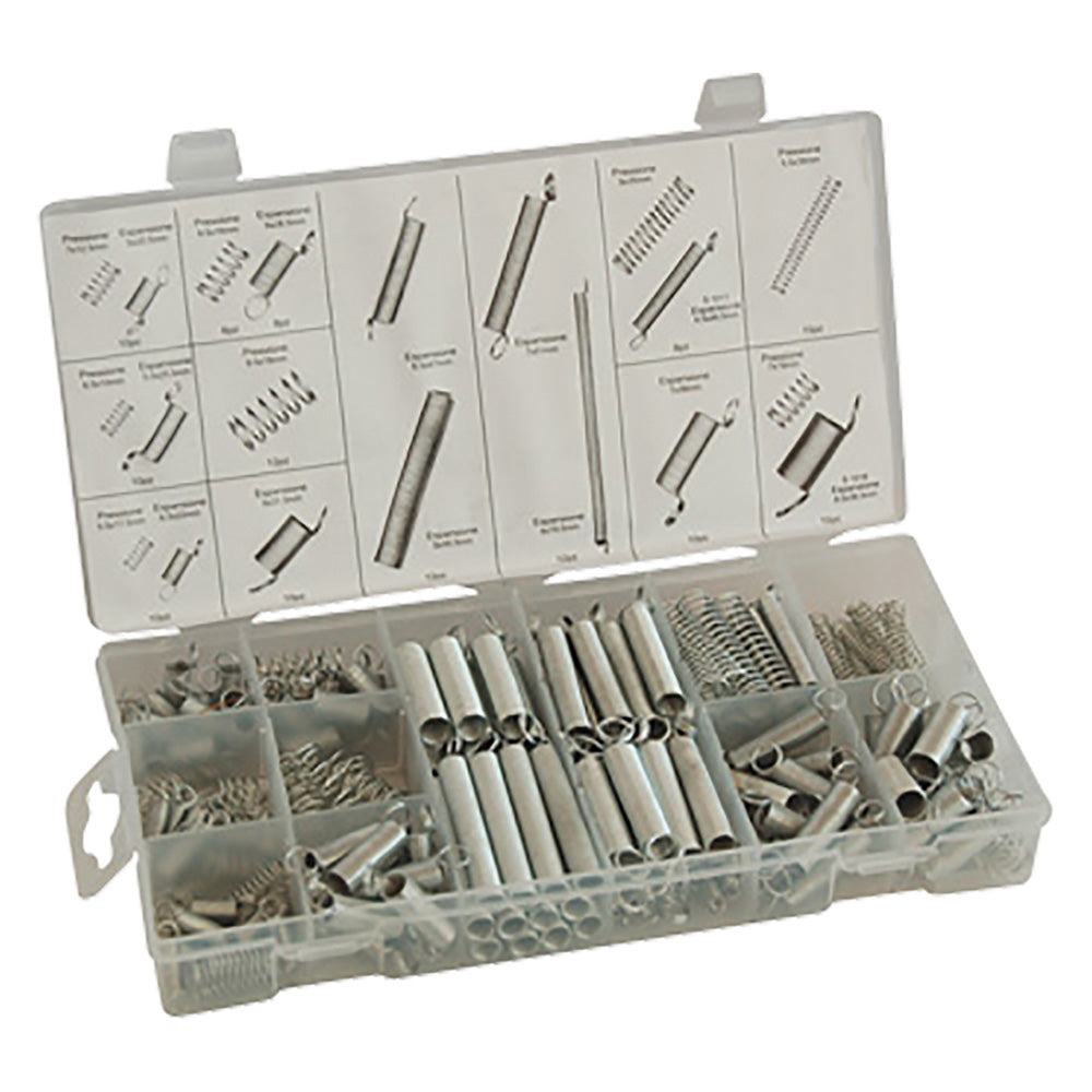 ASSORTIMENTO MOLLE A PRESSIONE/ESPANSIONE totale 200 pz-FERRAMENTA-Ecanshop
