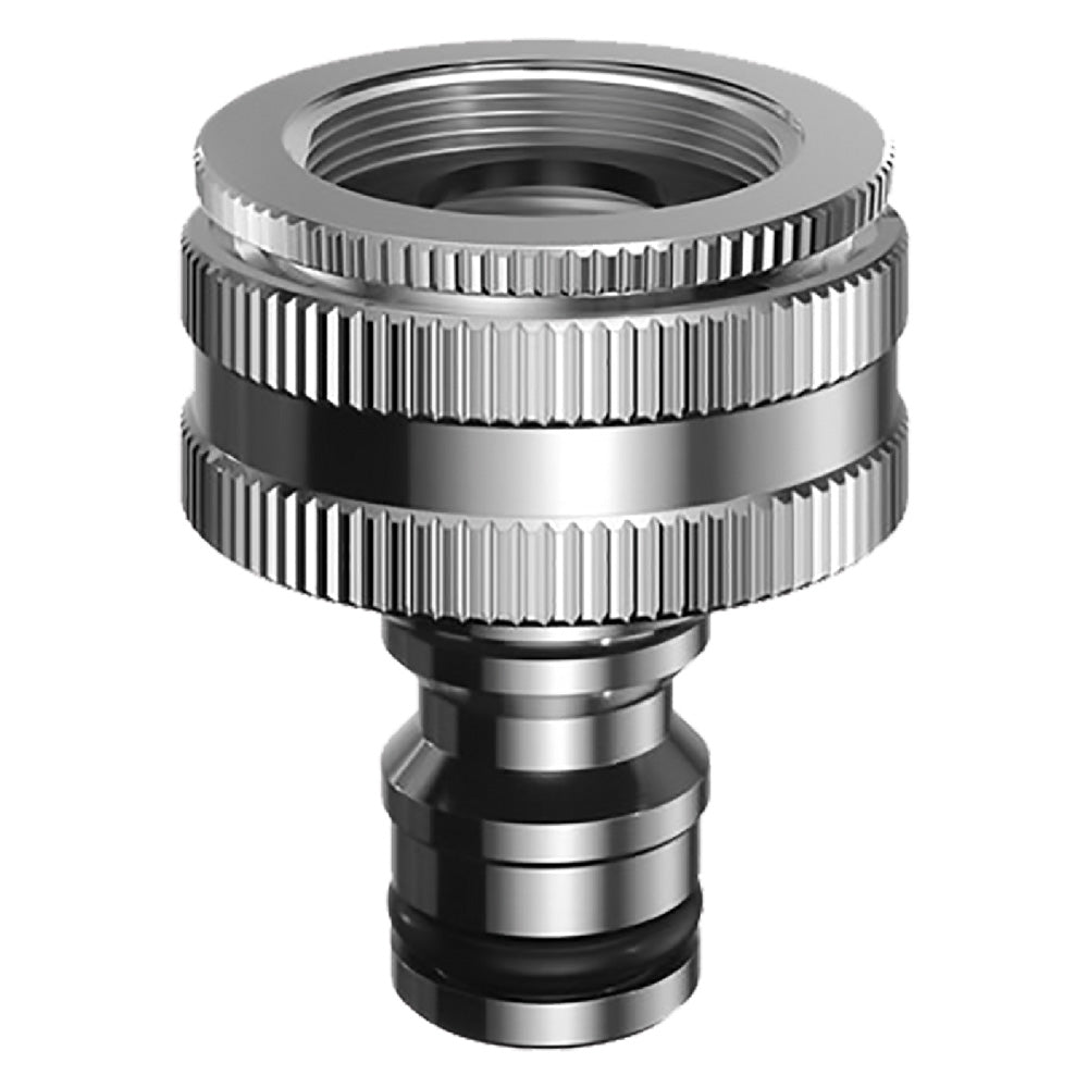 ATTACCO A RUBINETTO IN METALLO Art. 9603 -1c/riduz.3/4 blister-Raccorderia da giardino-Ecanshop