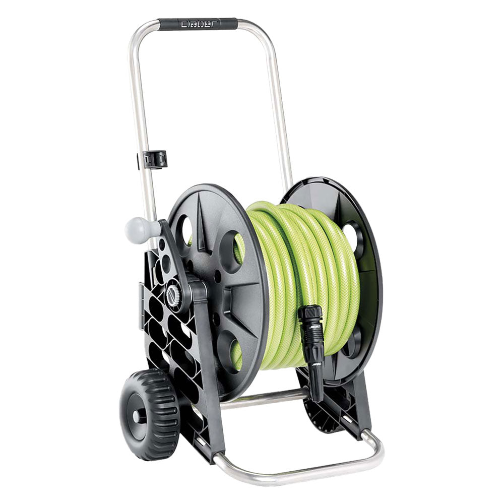 AVVOLGITUBO A CARRELLO 'GENIUS COMPACT PRONTO AQUAVIVA 20' Art. 8985 - mm 452 x 439 x h.738-Avvolgitubi-Ecanshop