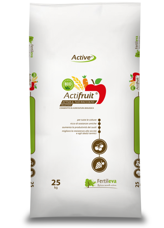 Actifruit concime ammendante organico per piante biologico bio pellettato 25 kg-CONCIME-Ecanshop