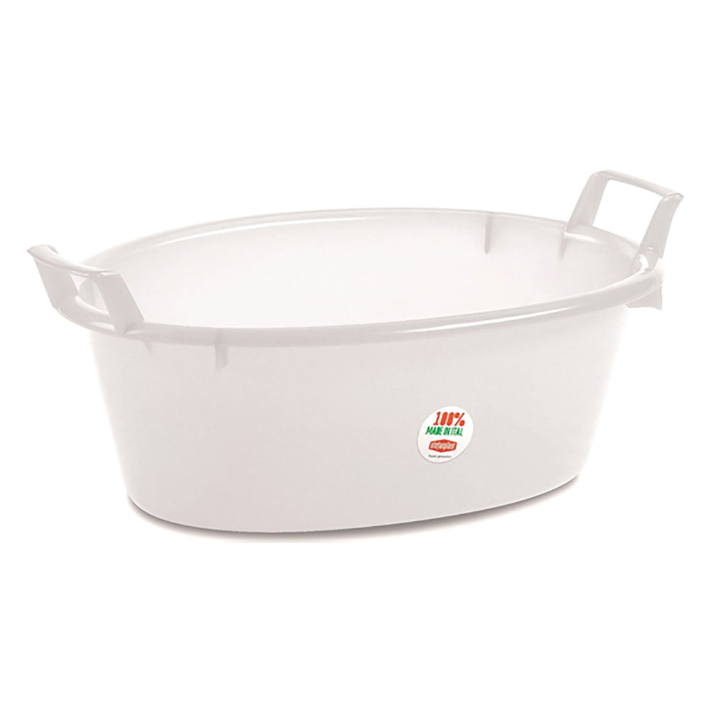 BACINELLA OVALE Ø 55 cm - 23 lt neutro-Contenitori per uso domestico-Ecanshop