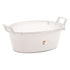 BACINELLA OVALE Ø 80 cm - 75 lt neutro-Contenitori per uso domestico-Ecanshop
