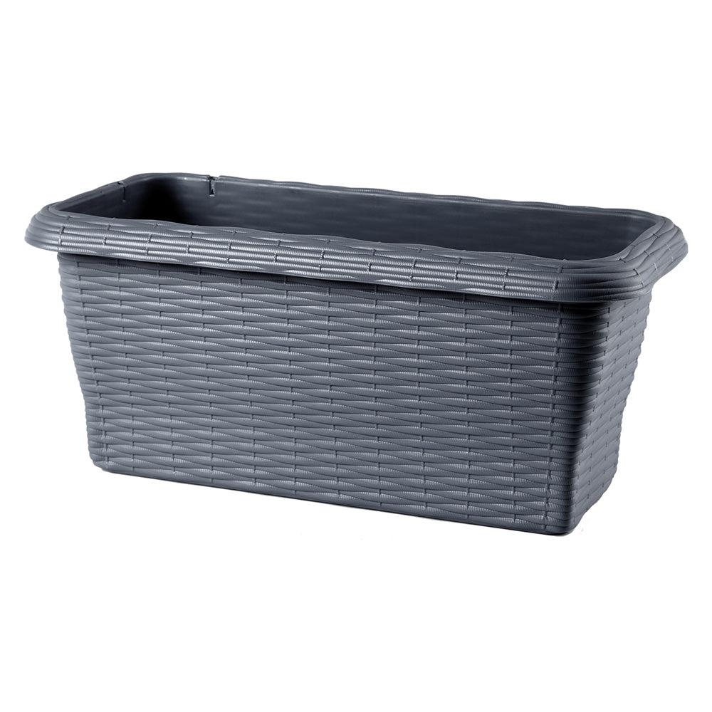 BALCONETTA RETTANGOLARE 'PAGLIA' cm 50x20x17,5 lt.8,7 - cielo-GIARDINAGGIO-Ecanshop