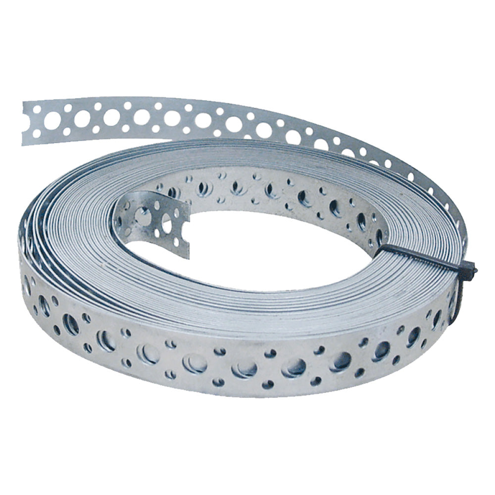 BANDELLA IN LAMIERA mm 25 - foro multiplo-Supporti e giunzioni per costr. in legno-Ecanshop