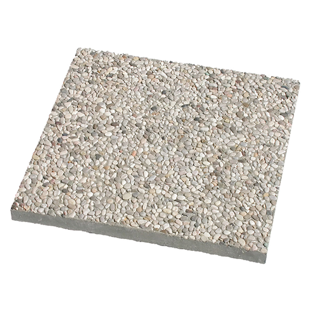 BASE GHIAINO LAVATO cm. 50 x 50-Ombrelloni e basi per ombrelloni-Ecanshop