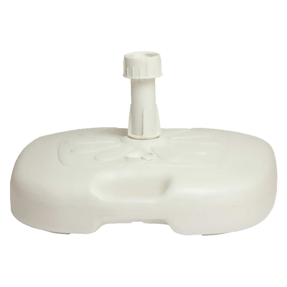 BASE PLASTICA PER OMBRELLONE CON MANIGLIE 45 x 45 - capacità 20 lt.-Ombrelloni e basi per ombrelloni-Ecanshop