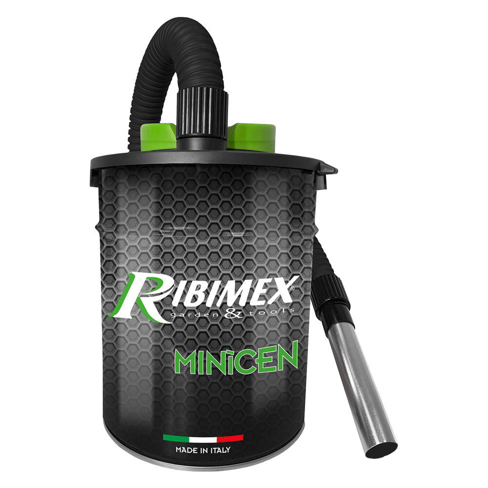 BIDONE ASPIRACENERE 'MINICEN' Lt. 10 - 800 W-Pulizia stufe e camini-Ecanshop