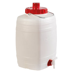 BIDONE PER ALIMENTI 'DEMETRA' Lt. 10 - cm 24 x 20 x h.37 (lxpxh) manico ferro-Contenitori per uso domestico-Ecanshop