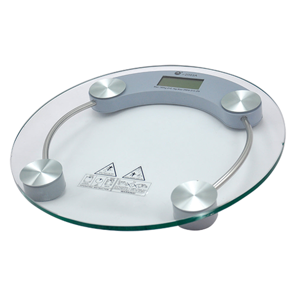 BILANCIA PESAPERSONE DIGITALE portata 180 kg - Ø 33 cm-Piccoli elettrodomestici-Ecanshop