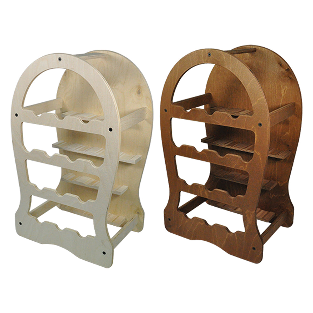 BOTTE PORTABOTTIGLIE 23 pos. - chiaro cm. 49 x 27 x h.76-Macchine e attrezzature per enologia-Ecanshop