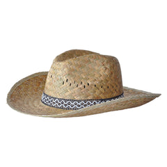 CAPPELLO IN PAGLIA 'COWBOY' 12 pz a taglie miste 56-58-60-Tempo libero-Ecanshop