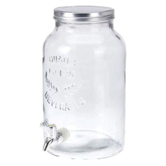CARAFFA DISPENSER CON TAPPO A VITE 5,5 litri-Ecanshop