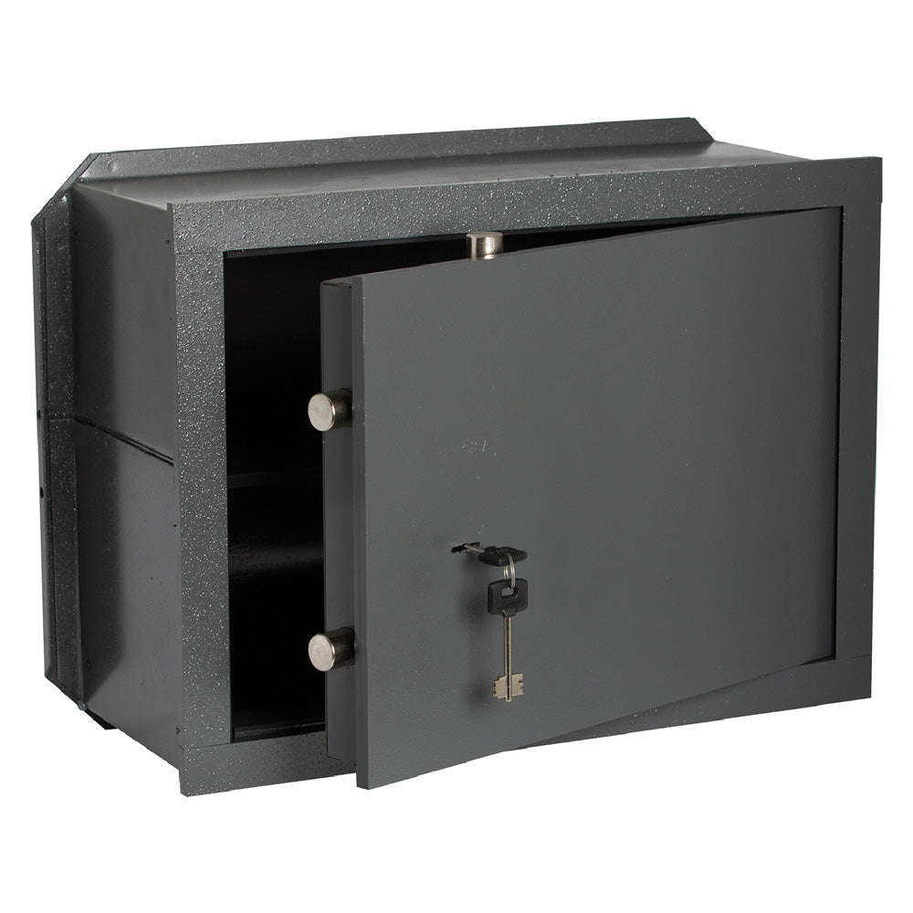 CASSAFORTE CON CHIAVE '82010' cm 31 x 19 x 20 - 2 catenacci-Cassette e armadi di sicurezza-Ecanshop