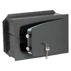 CASSAFORTE CON CHIAVE '8A010' cm 31 x 19 x 19,5 - 2 catenacci-Cassette e armadi di sicurezza-Ecanshop