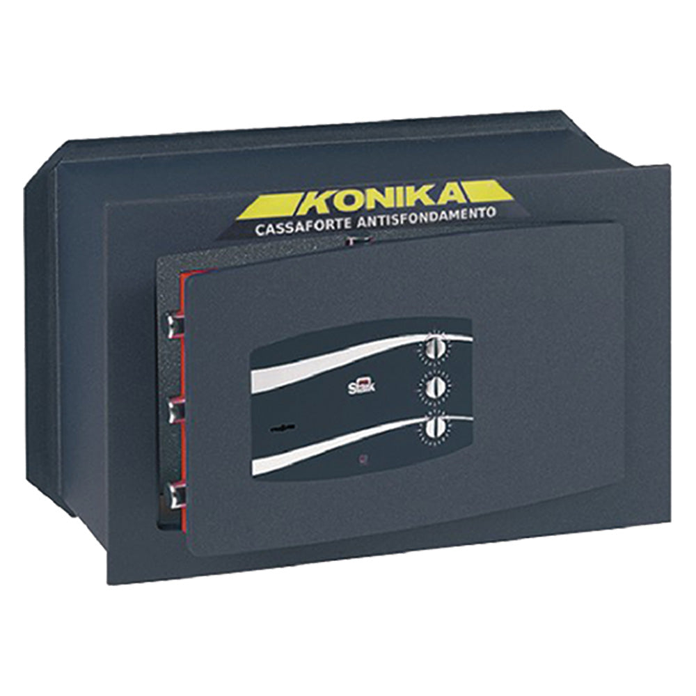 CASSAFORTE CON CHIAVE E COMBINAZIONE 1243 - ALP 25 x 40 x 19,5-Cassette e armadi di sicurezza-Ecanshop