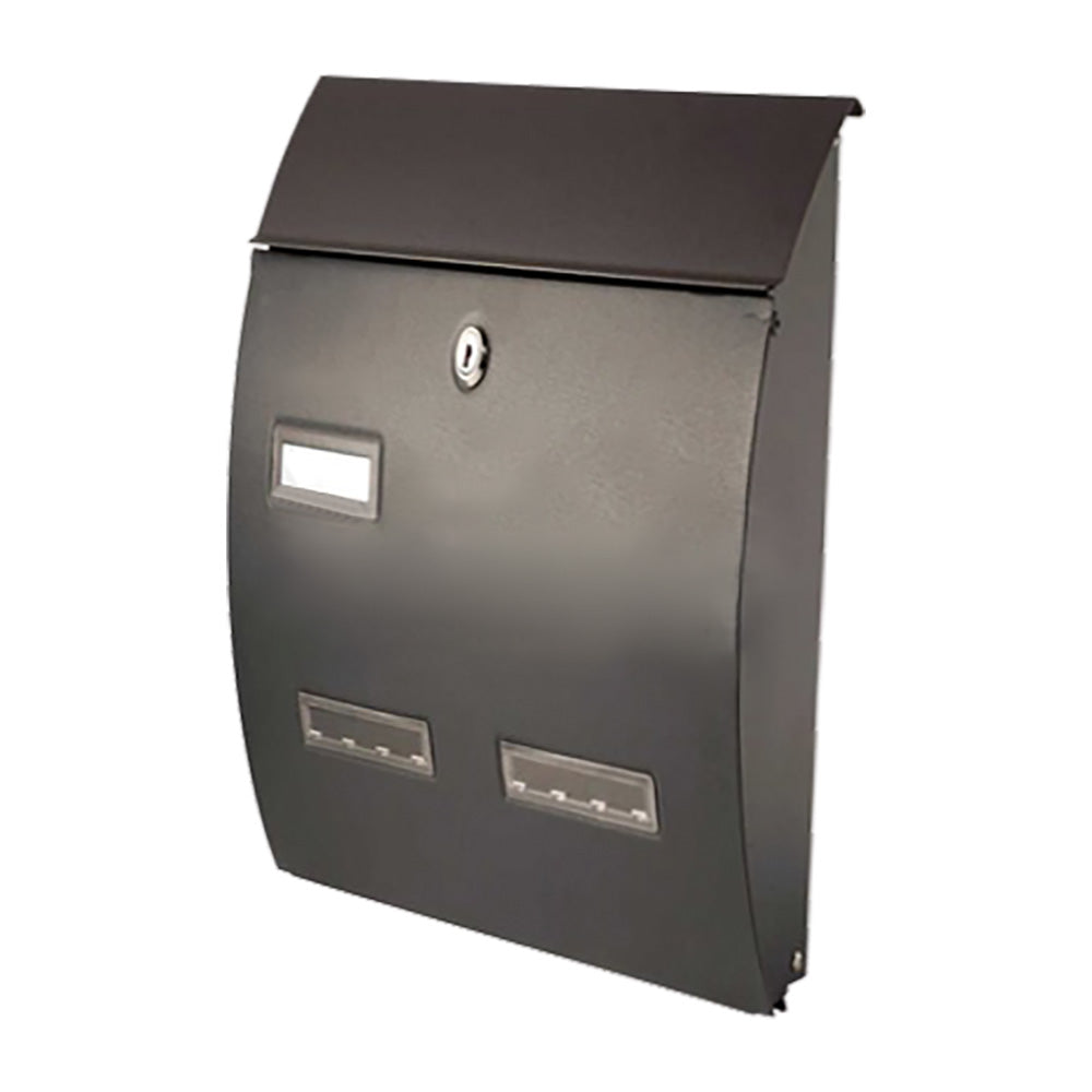 CASSETTA POSTALE PORTA RIVISTA '708B' cm 27 x 12 x H 40 - marrone-Cassette postali e accessori-Ecanshop