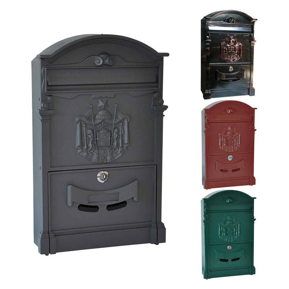 CASSETTA POSTALE 'REGALE' grigio-Cassette postali e accessori-Ecanshop
