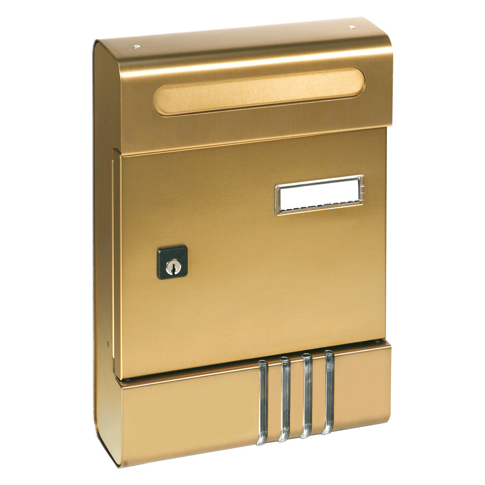 CASSETTA POSTALE SERIE 'SE' verniciato bronzo-Cassette postali e accessori-Ecanshop