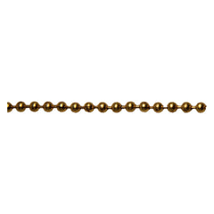 CATENA A PERLINE ottonata cromata - bobina-Catene e accessori-Ecanshop