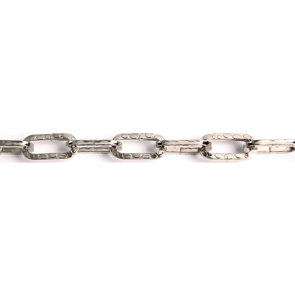 CATENA ORNAMENTALE PRETAGLIATA MARTELLATA QUADRATA 2,5 mt - ottonata-Catene e accessori-Ecanshop
