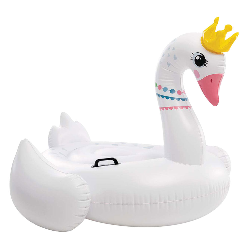 CAVALCABILE GONFIABILE 'CIGNO REGINA' cm. 188 x 124-Piscine, gonfiabili ed accessori-Ecanshop