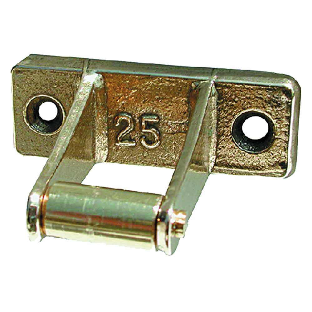 CAVALLOTTO IN OTTONE PER ASTE DI CREMONESI mm 20 ottone lucido-Catenacci,tavellini,altri ac.di chiusura-Ecanshop