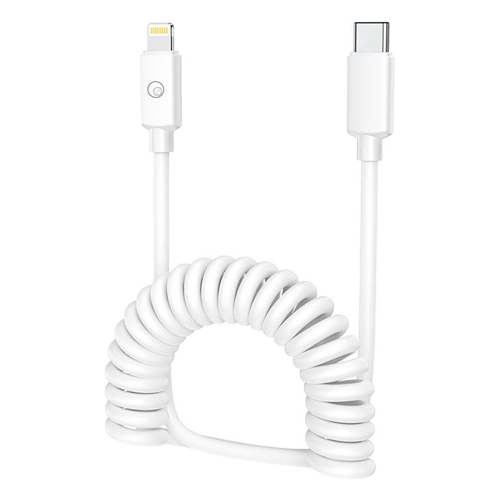 CAVETTO PER SMARTPHONE 'FLESSIBILE' USB tipo C / Lightning Apple -(20W)-MATERIALE ELETTRICO-Ecanshop
