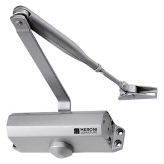 CHIUDIPORTA AEREO 'DC130' verniciato silver-FERRAMENTA-Ecanshop