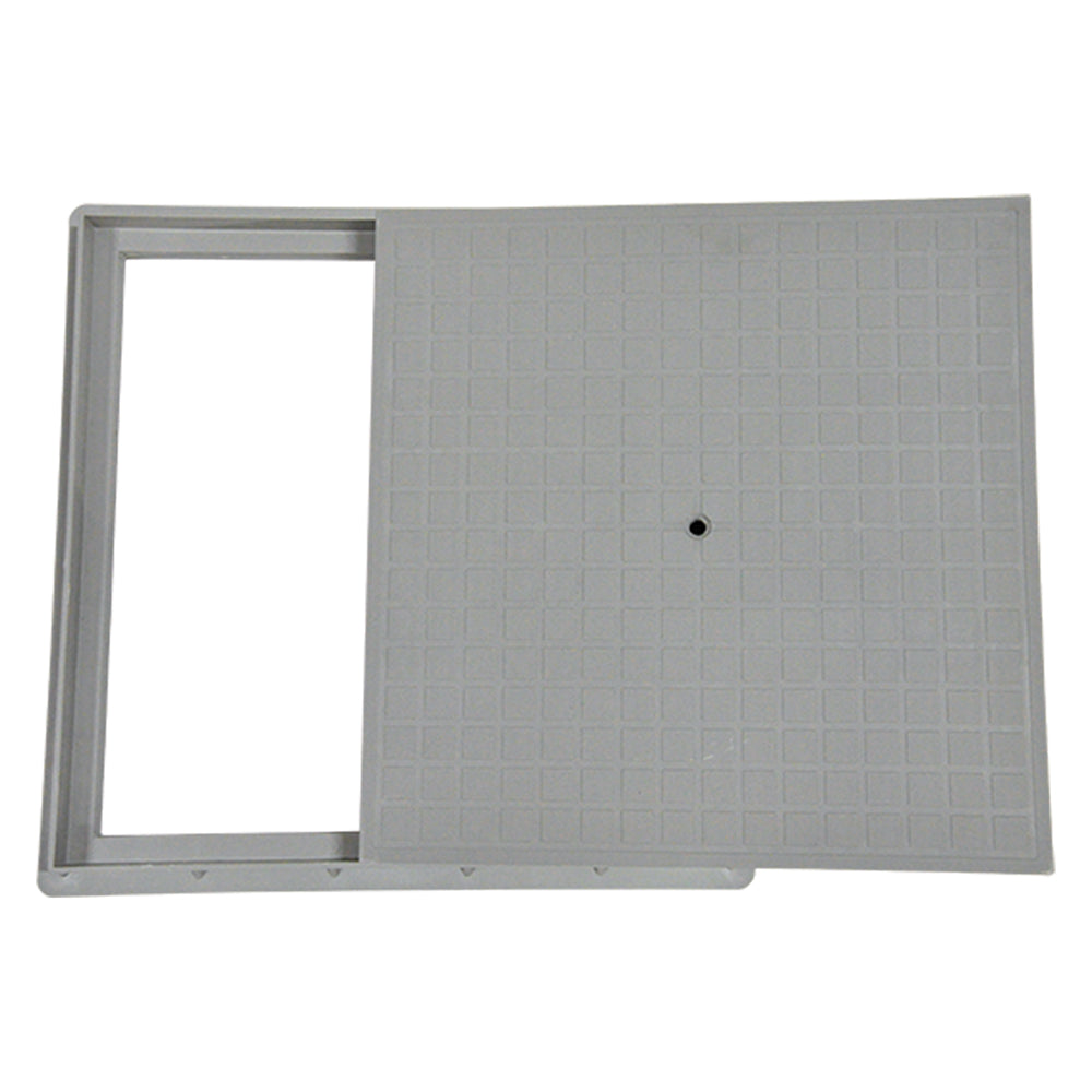 CHIUSINO CARRABILE COPERCHIO CON BULLONE cm 35 x 35-Pozzetti, chiusini e griglie-Ecanshop