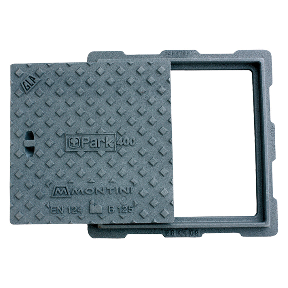 CHIUSINO IN GHISA B125 cm 80 x 80 - Kg 77-Pozzetti, chiusini e griglie-Ecanshop