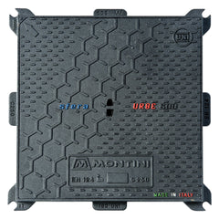 CHIUSINO IN GHISA C250 URBE - 50 x 50 - Kg 21-Pozzetti, chiusini e griglie-Ecanshop
