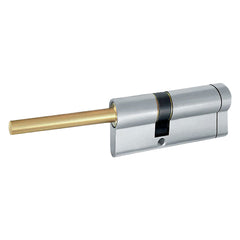 CILINDRO SAGOMATO PER POMOLO mm 45+10+25 = 80 (50+30) nichelato-FERRAMENTA-Ecanshop