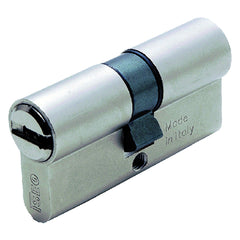 CILINDRO SAGOMATO 'R6' mm 25+10+35 = 70 nichelato (30+40)-Cilindri e accessori-Ecanshop