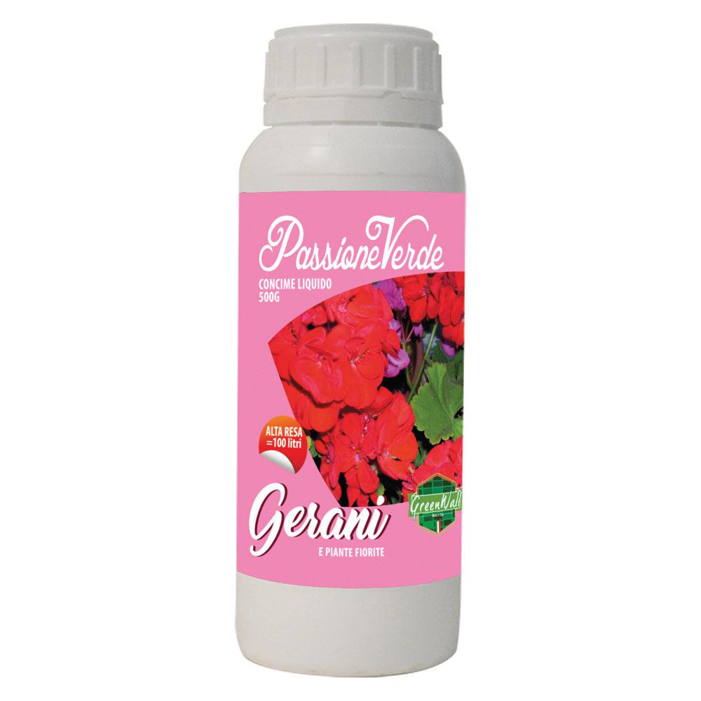 CONCIME LIQUIDO 'GERANI E PIANTE FIORITE' Gr. 500-GIARDINAGGIO-Ecanshop