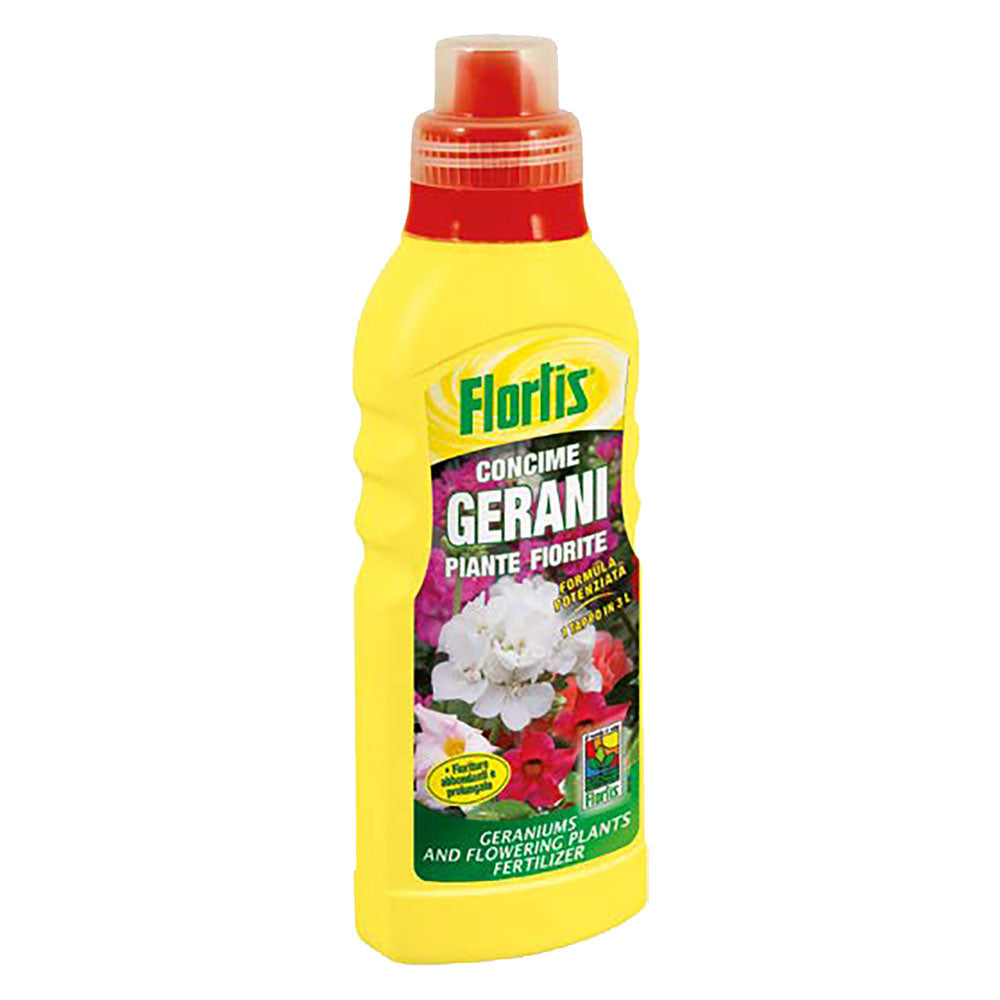 CONCIME LIQUIDO 'GERANI E PIANTE FIORITE' Gr. 570-Terricci e trattamento piante-Ecanshop