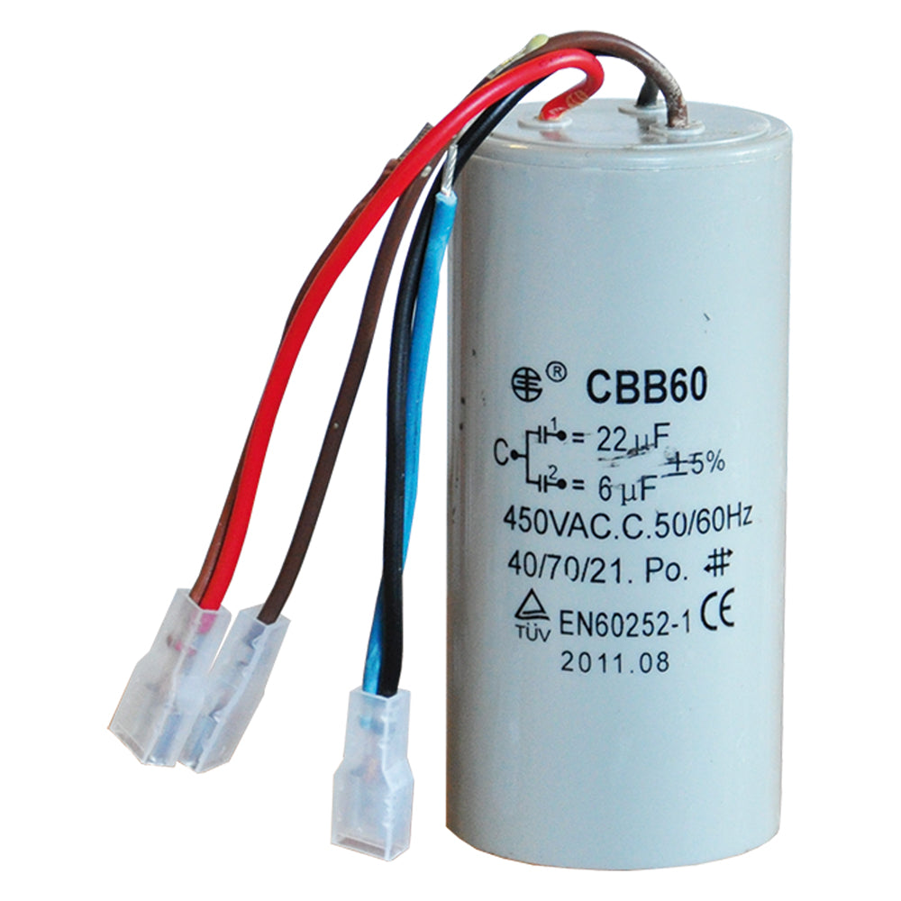 CONDENSATORE per TT 200 - 22 mF + 6 mF-Macchine e attrezzature da cantiere-Ecanshop