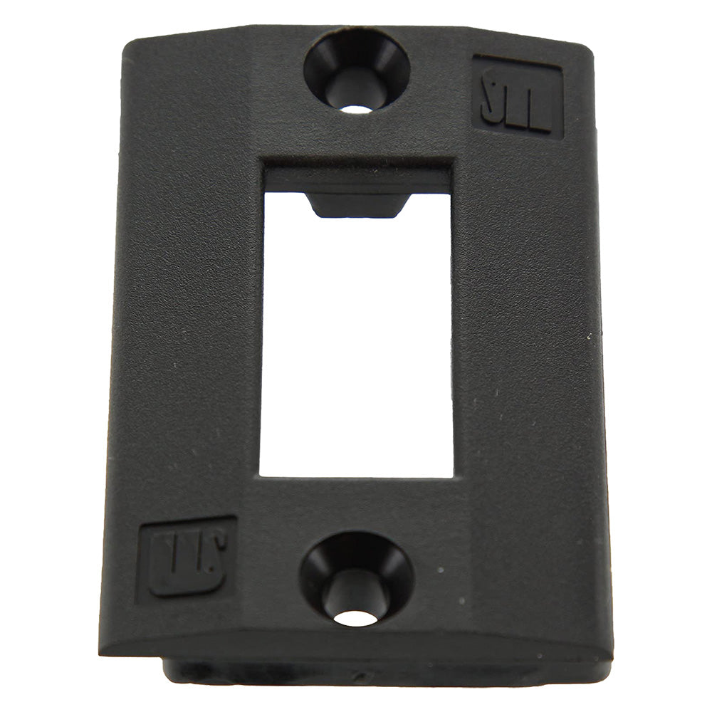 CONTROBORDO 'P1289' PER SERRATURA PREMI/APRI 'NOVA nylon nero-Maniglieria porte/finestre/mobili e acc.-Ecanshop