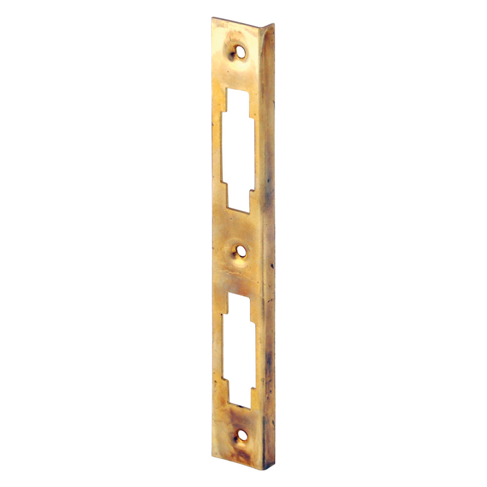 CONTROPIASTRA '032021' ottonata mm 204 x 25 x 8 x 1,5-Serrature per legno e accessori-Ecanshop