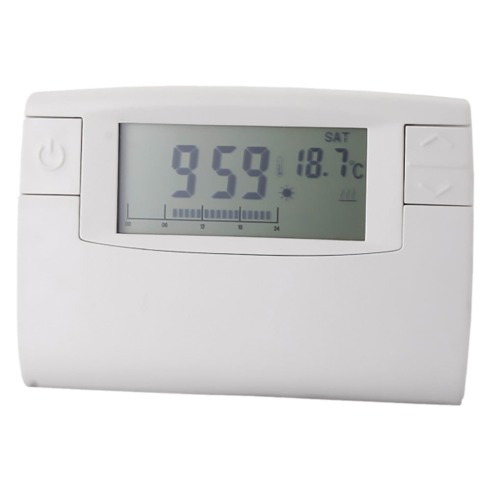 CRONOTERMOSTATO PROGRAMMABILE DIGITALE 6(2)A 230V max 1380 W - art.59219-Impiantistica civile-Ecanshop