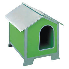 CUCCIA CON TETTO ZINCATO 'POLAR' cm 43 x 58 x H 58-AGRICOLTURA-Ecanshop